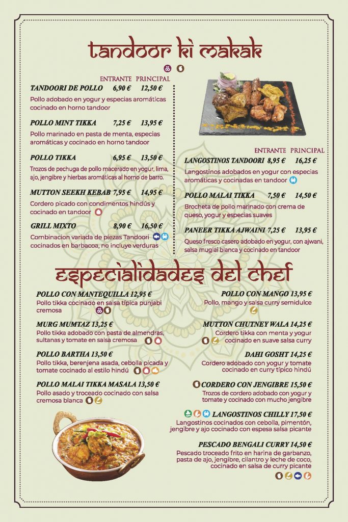 AROMAS DE LA INDIA MENU ESPANOL Pagina 03