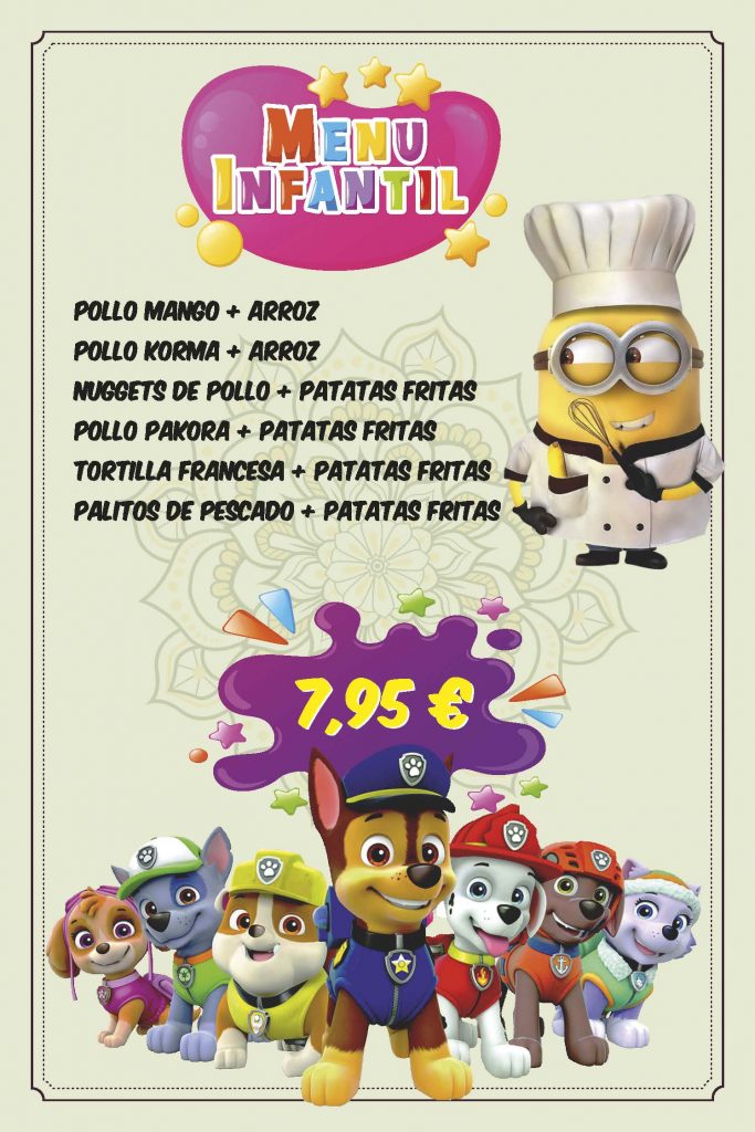 AROMAS DE LA INDIA MENU ESPANOL Pagina 09