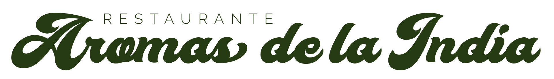 Aromas de la India Logotipo Verde